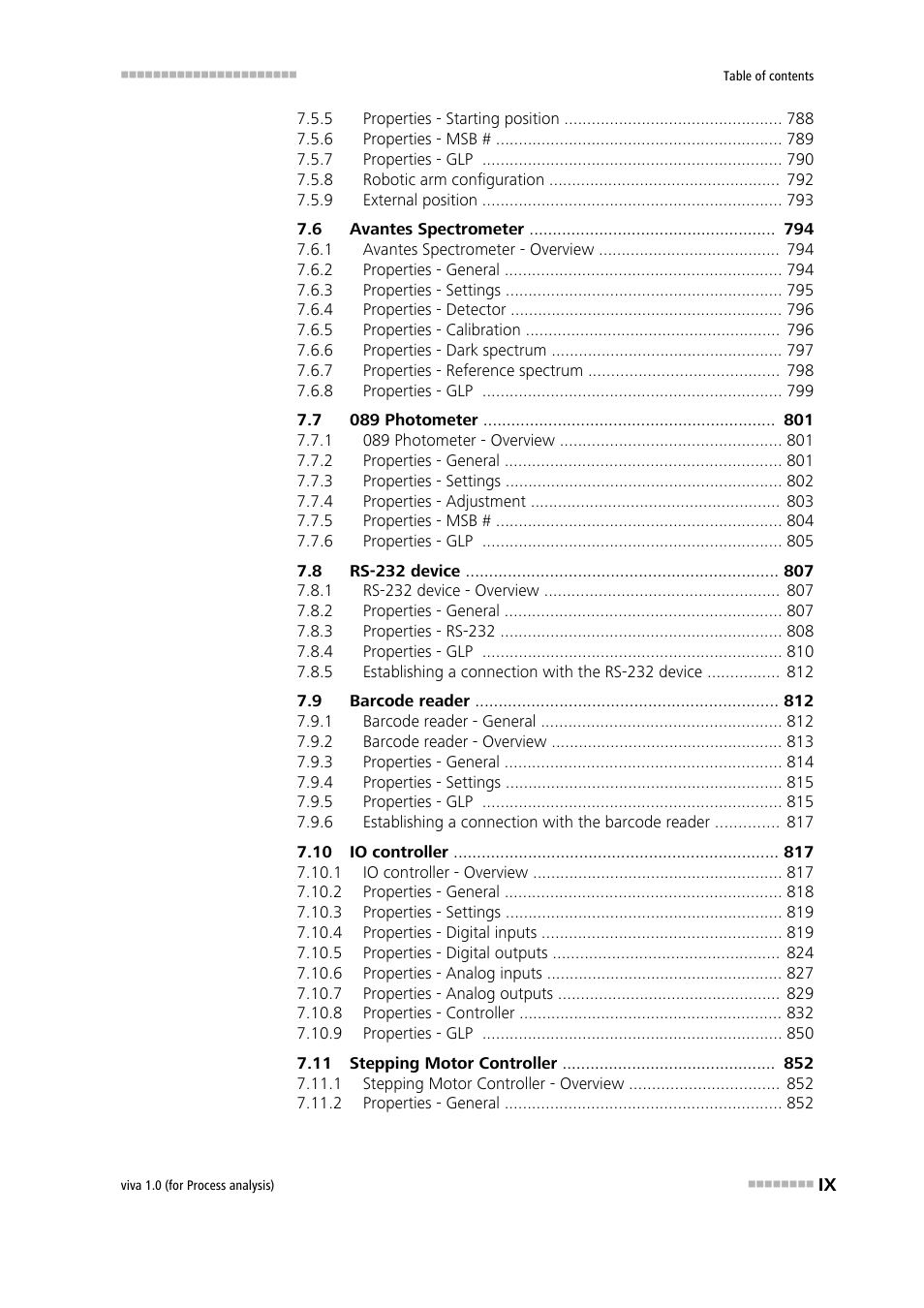 Metrohm viva 1.0 (process analysis) User Manual | Page 11 / 990