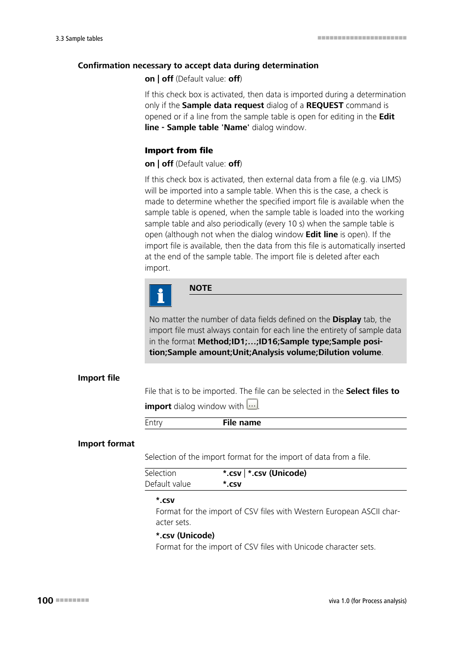 Metrohm viva 1.0 (process analysis) User Manual | Page 112 / 990