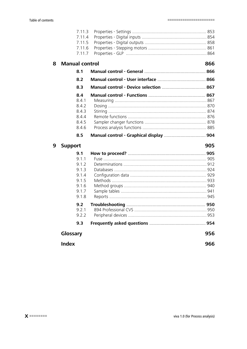 Metrohm viva 1.0 (process analysis) User Manual | Page 12 / 990