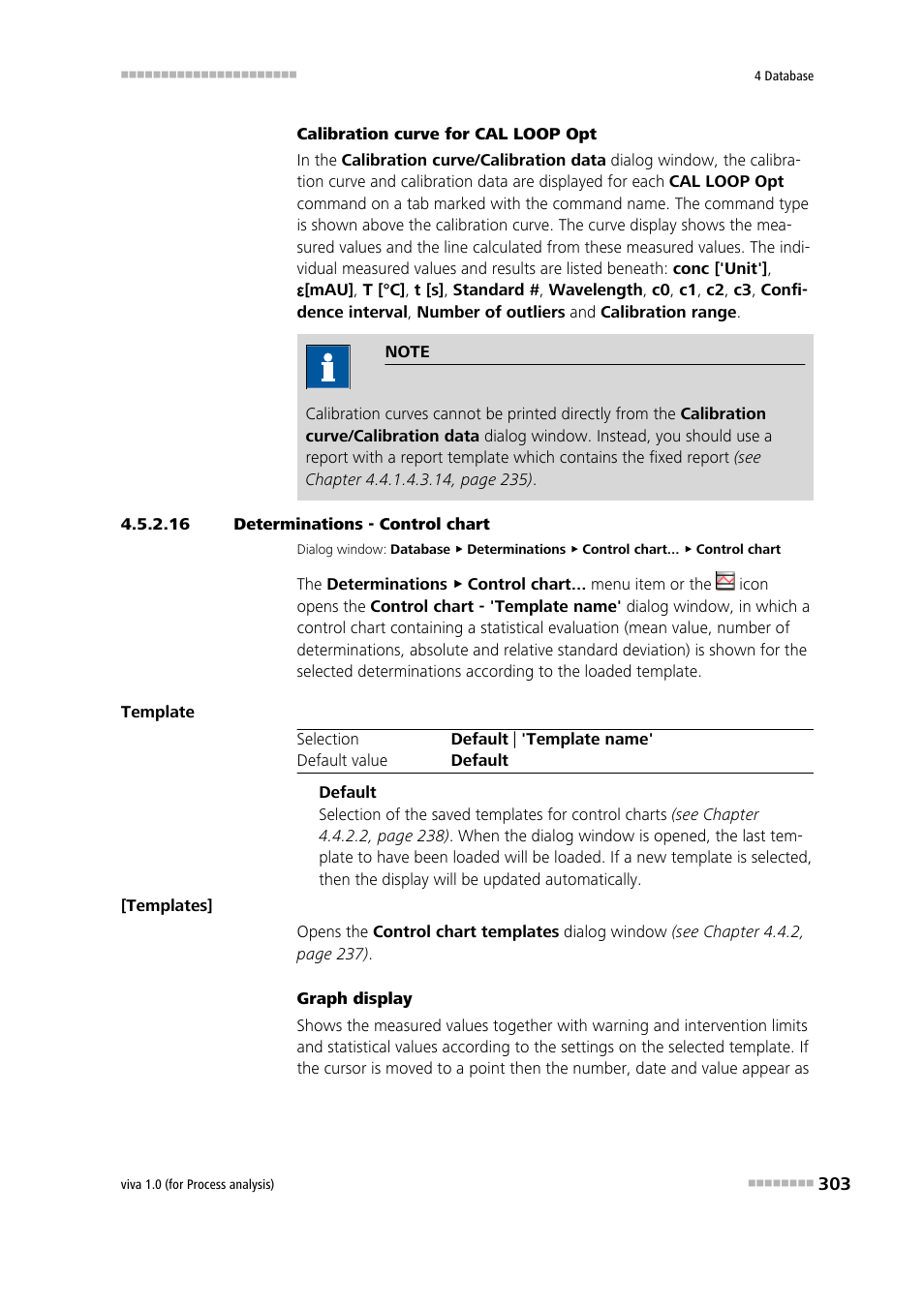 16 determinations - control chart, Determinations - displaying control chart | Metrohm viva 1.0 (process analysis) User Manual | Page 315 / 990