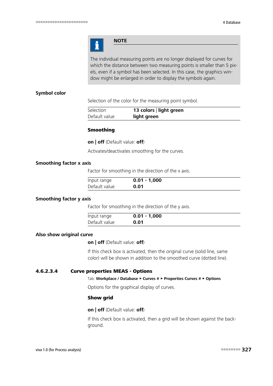 4 curve properties meas - options | Metrohm viva 1.0 (process analysis) User Manual | Page 339 / 990