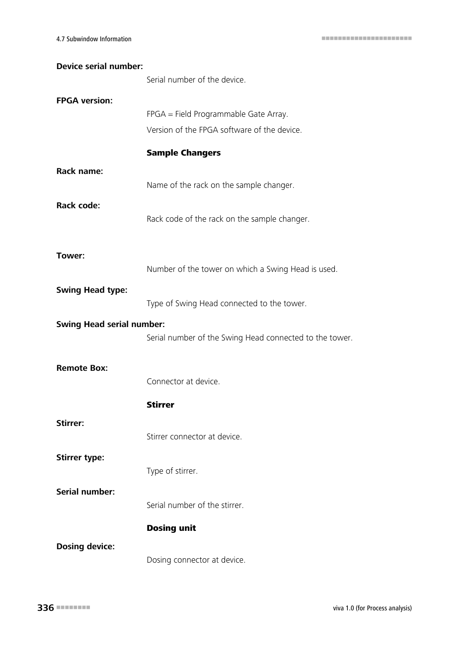 Metrohm viva 1.0 (process analysis) User Manual | Page 348 / 990