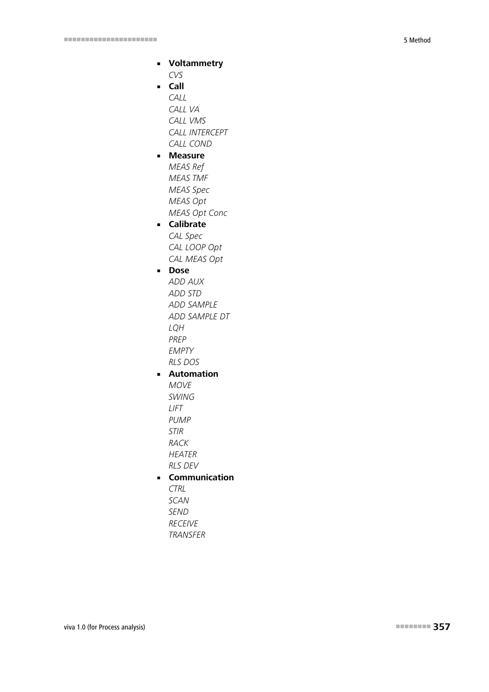 Metrohm viva 1.0 (process analysis) User Manual | Page 369 / 990