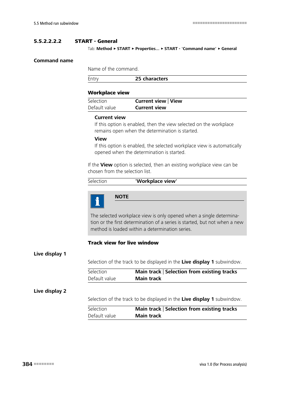 2 start - general, General | Metrohm viva 1.0 (process analysis) User Manual | Page 396 / 990