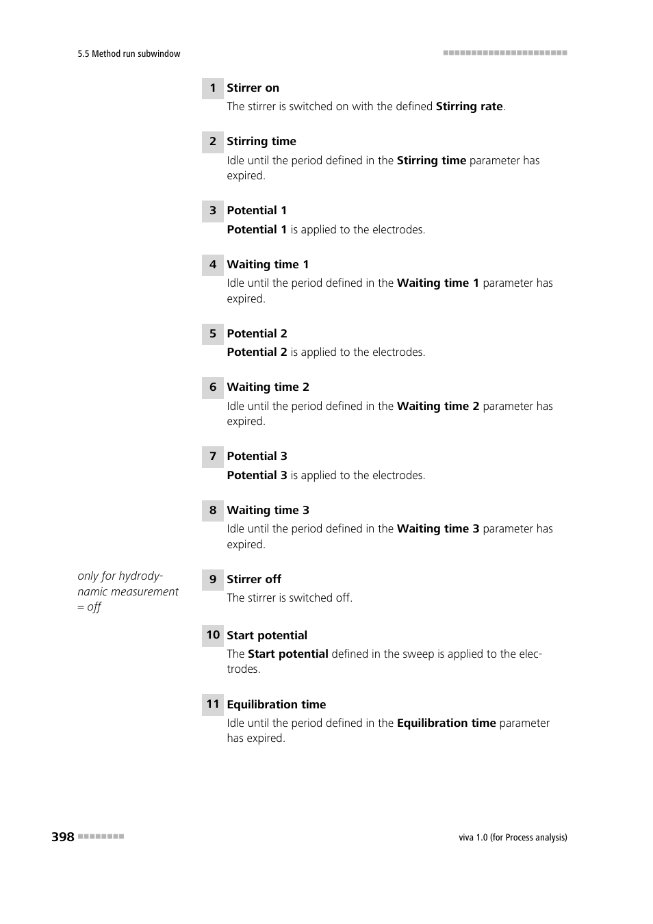 Metrohm viva 1.0 (process analysis) User Manual | Page 410 / 990