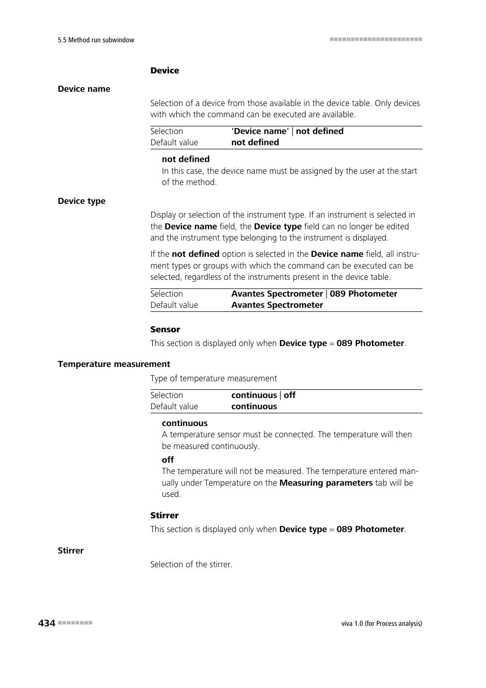 Metrohm viva 1.0 (process analysis) User Manual | Page 446 / 990