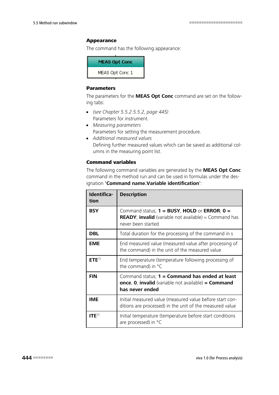 Metrohm viva 1.0 (process analysis) User Manual | Page 456 / 990