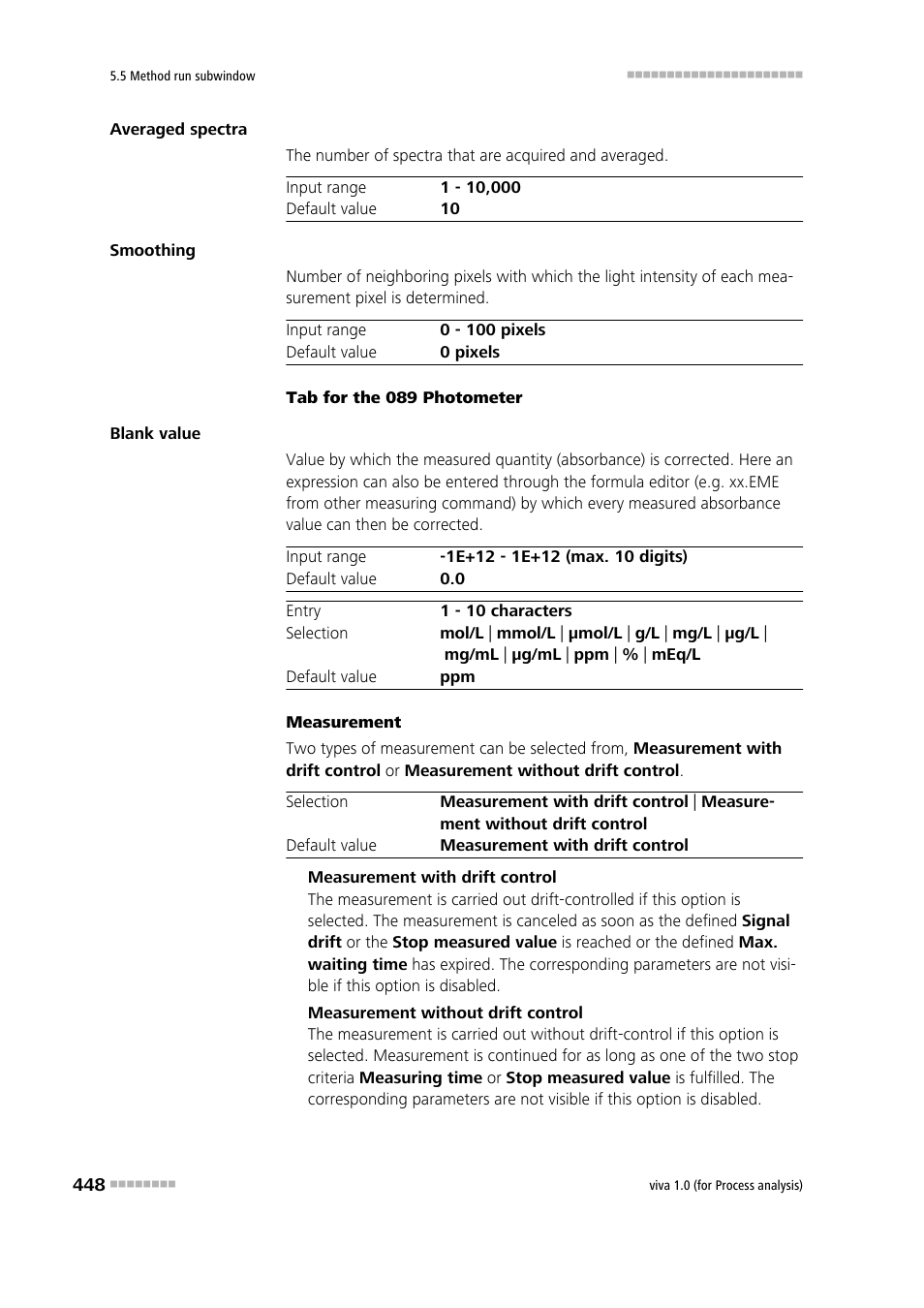 Metrohm viva 1.0 (process analysis) User Manual | Page 460 / 990