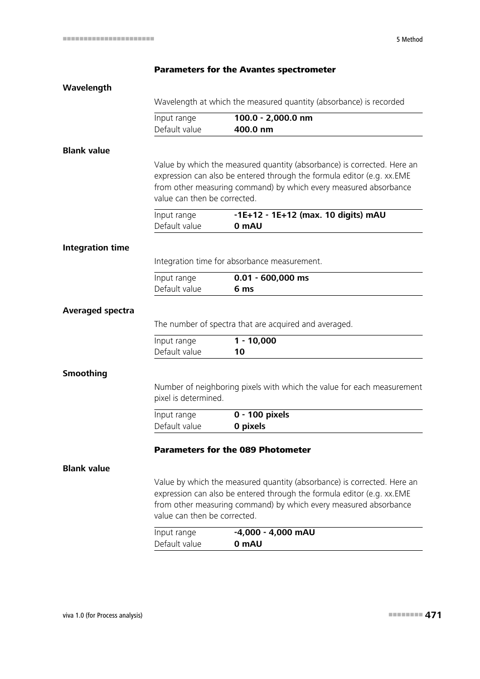 Metrohm viva 1.0 (process analysis) User Manual | Page 483 / 990