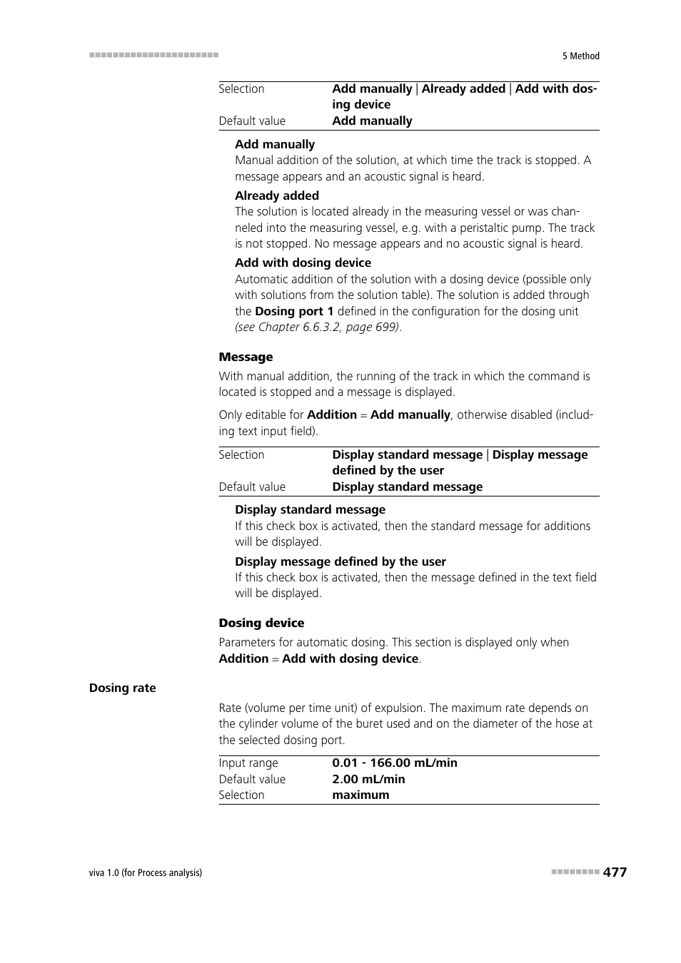 Metrohm viva 1.0 (process analysis) User Manual | Page 489 / 990