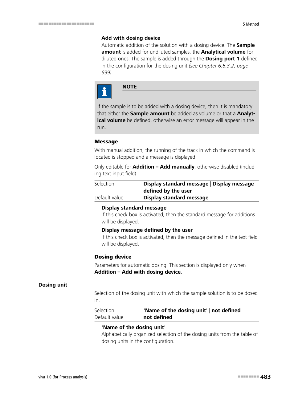 Metrohm viva 1.0 (process analysis) User Manual | Page 495 / 990