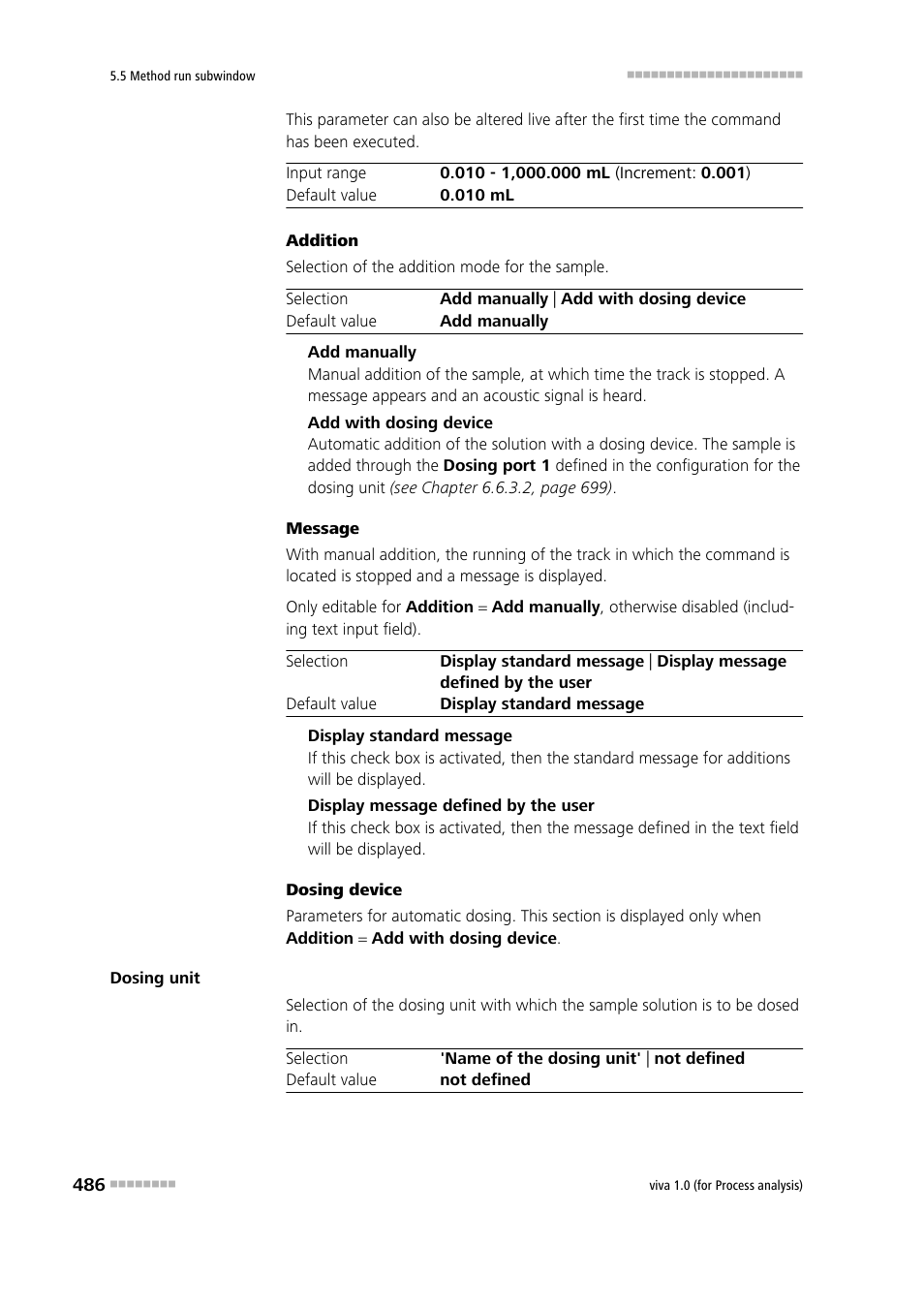 Metrohm viva 1.0 (process analysis) User Manual | Page 498 / 990