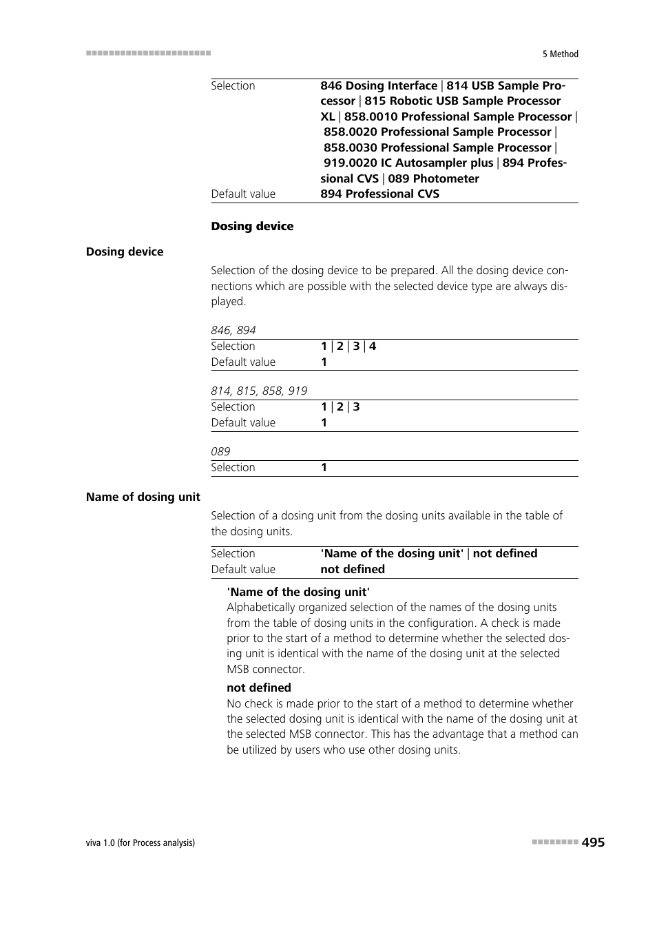 Metrohm viva 1.0 (process analysis) User Manual | Page 507 / 990