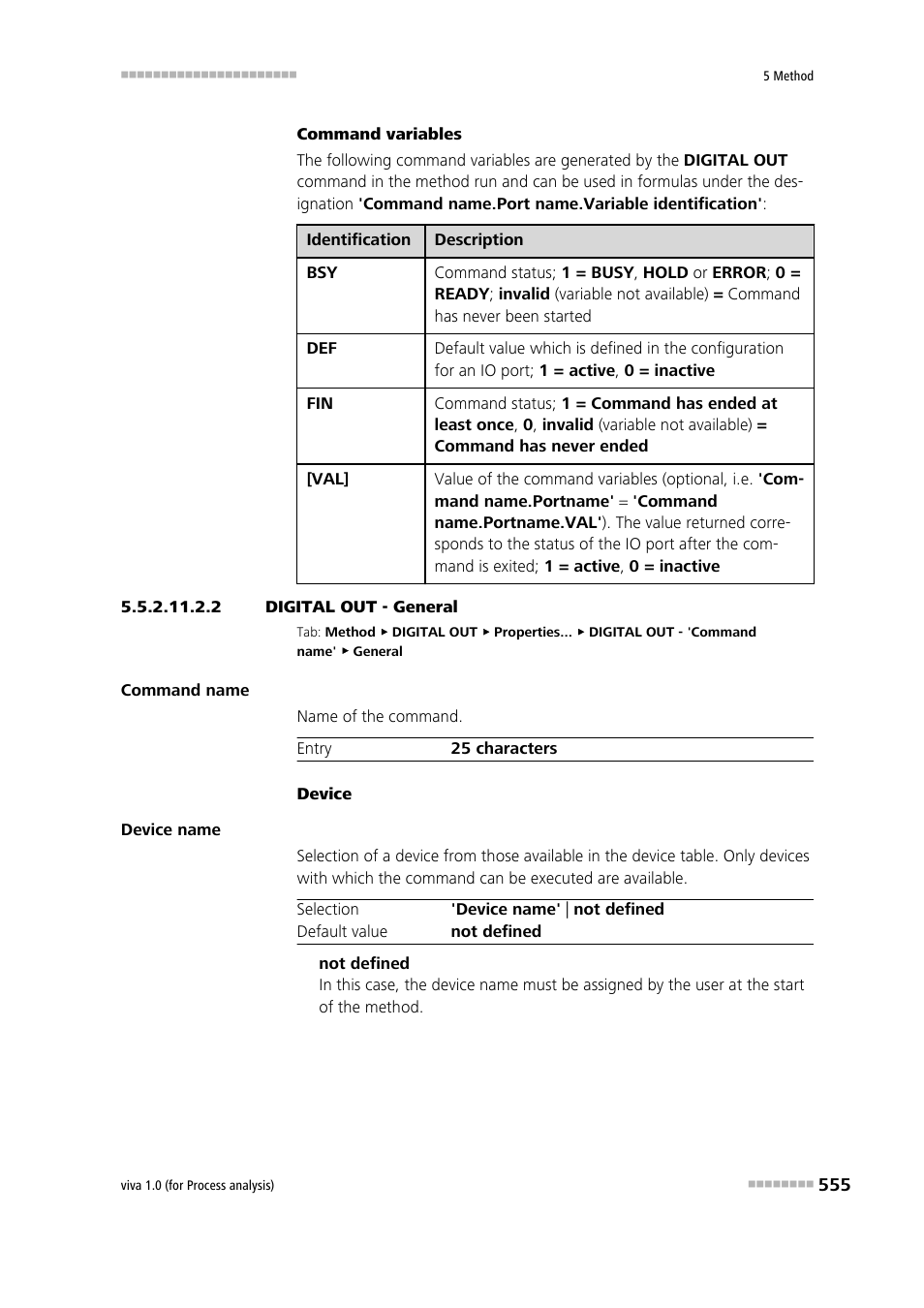 2 digital out - general, General | Metrohm viva 1.0 (process analysis) User Manual | Page 567 / 990