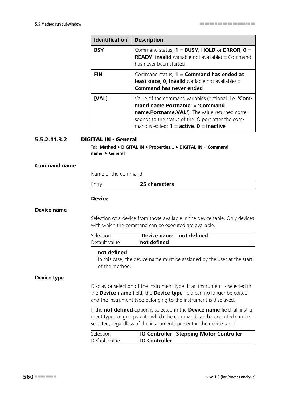 2 digital in - general | Metrohm viva 1.0 (process analysis) User Manual | Page 572 / 990