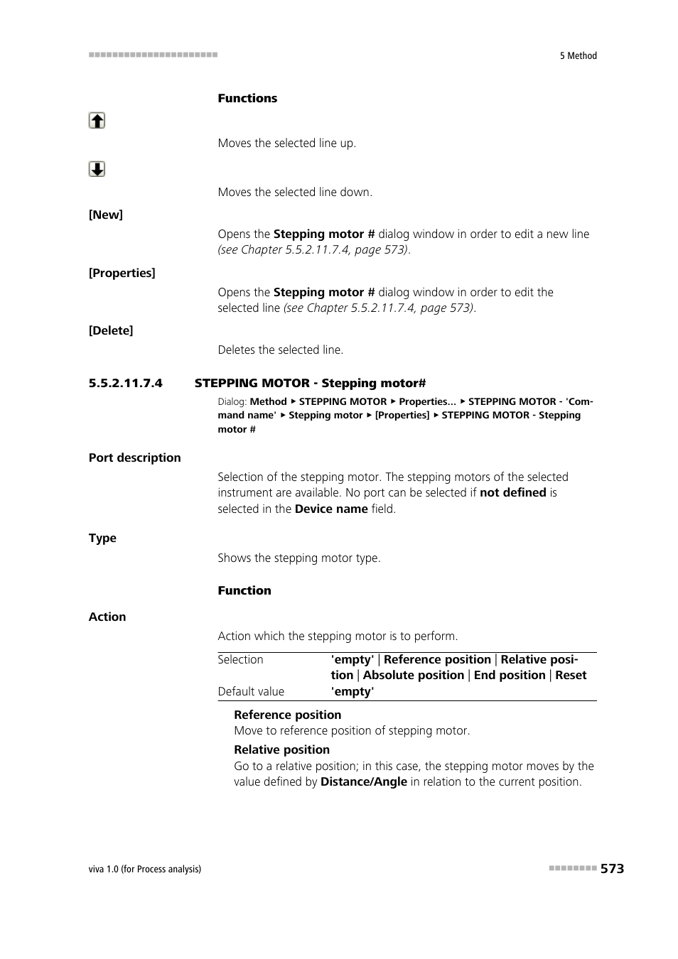 4 stepping motor - stepping motor | Metrohm viva 1.0 (process analysis) User Manual | Page 585 / 990