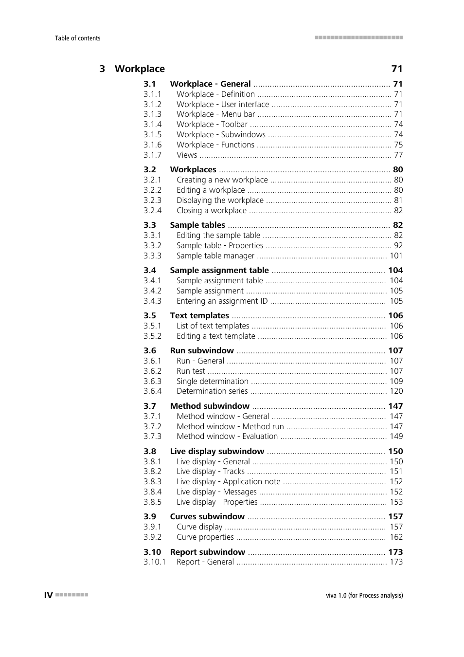 Metrohm viva 1.0 (process analysis) User Manual | Page 6 / 990