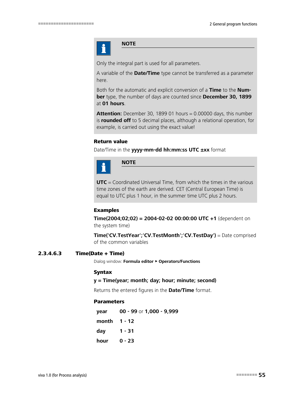 3 time(date + time), Time(date+time) | Metrohm viva 1.0 (process analysis) User Manual | Page 67 / 990