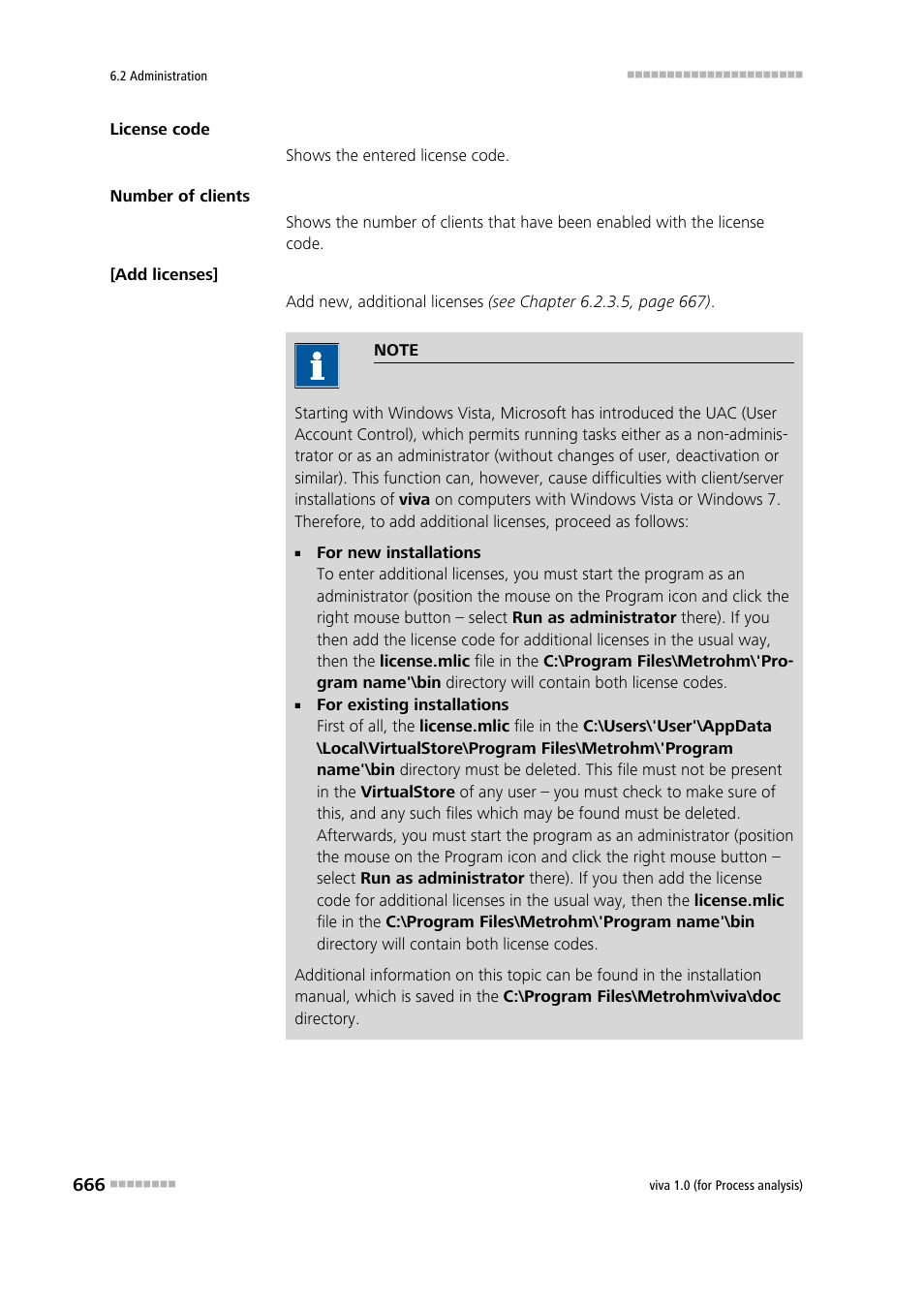 Metrohm viva 1.0 (process analysis) User Manual | Page 678 / 990