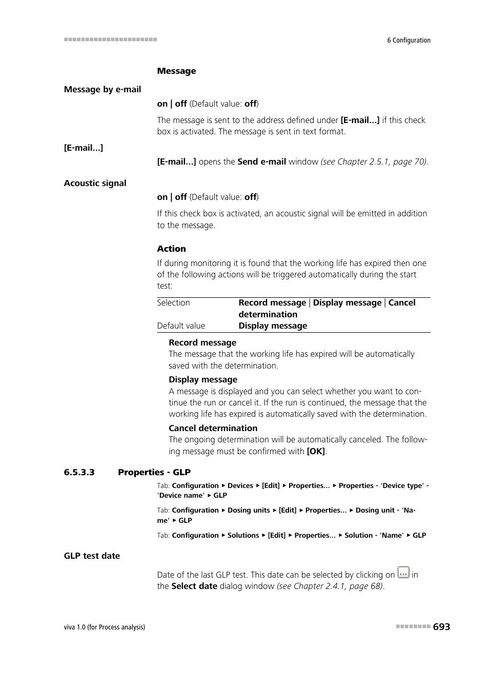 3 properties - glp | Metrohm viva 1.0 (process analysis) User Manual | Page 705 / 990