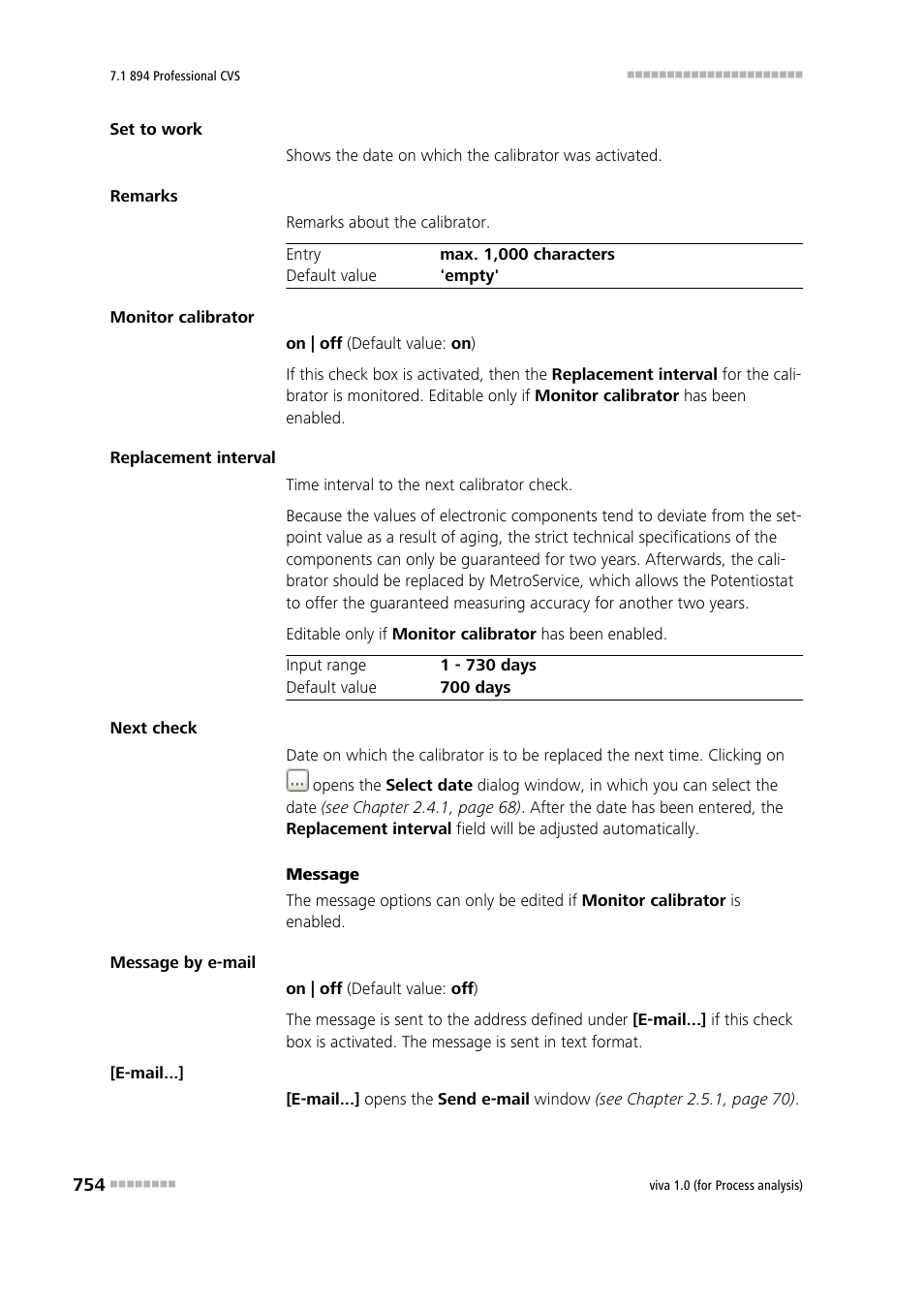 Metrohm viva 1.0 (process analysis) User Manual | Page 766 / 990