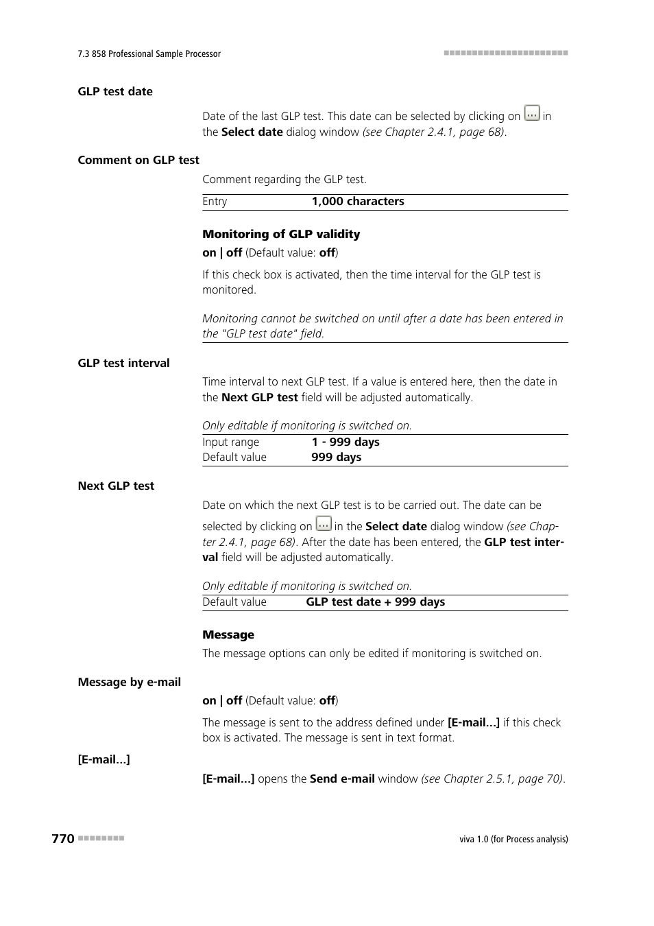 Metrohm viva 1.0 (process analysis) User Manual | Page 782 / 990