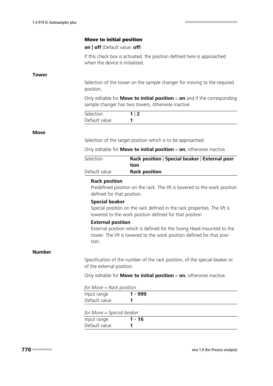 Metrohm viva 1.0 (process analysis) User Manual | Page 790 / 990