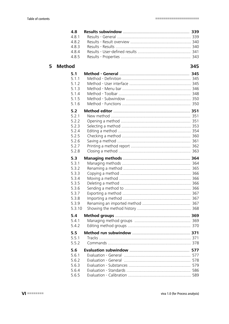 Metrohm viva 1.0 (process analysis) User Manual | Page 8 / 990
