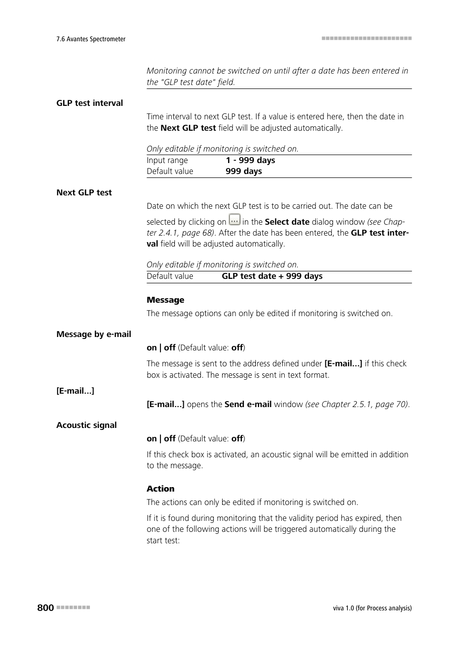 Metrohm viva 1.0 (process analysis) User Manual | Page 812 / 990