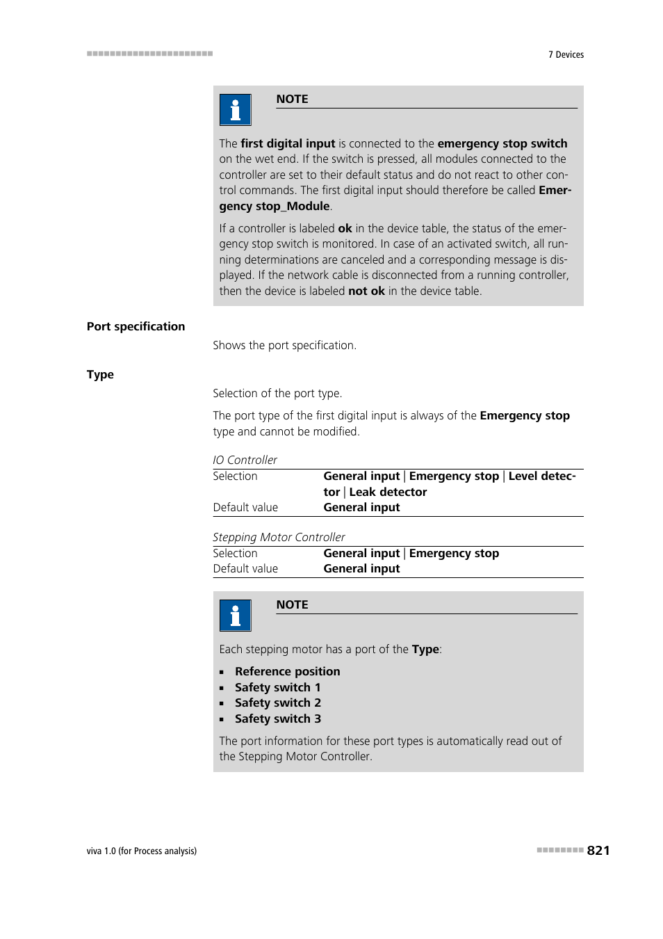 Metrohm viva 1.0 (process analysis) User Manual | Page 833 / 990