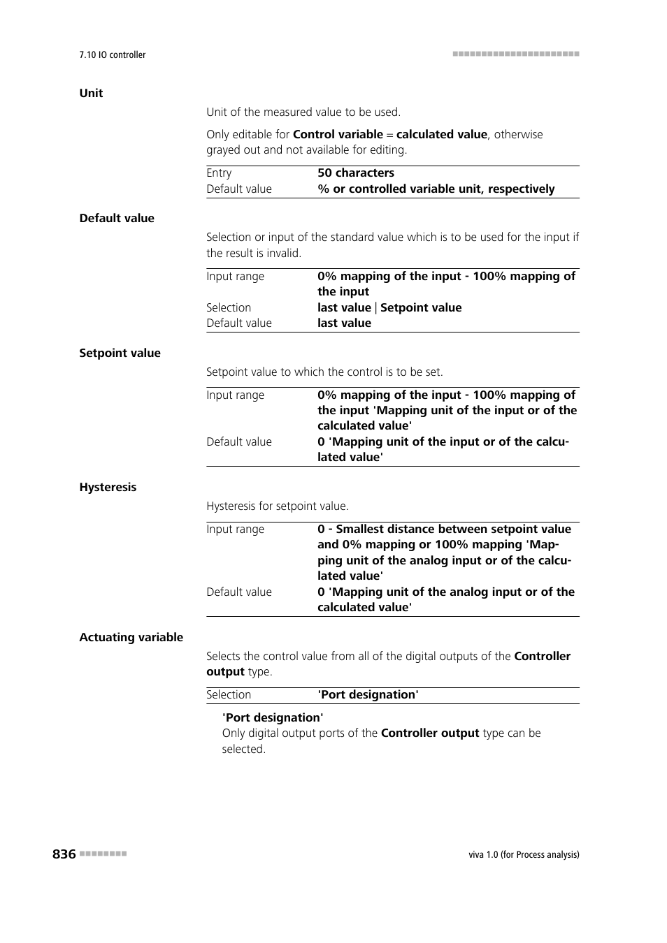 Metrohm viva 1.0 (process analysis) User Manual | Page 848 / 990