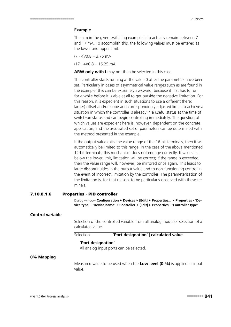 6 properties - pid controller | Metrohm viva 1.0 (process analysis) User Manual | Page 853 / 990