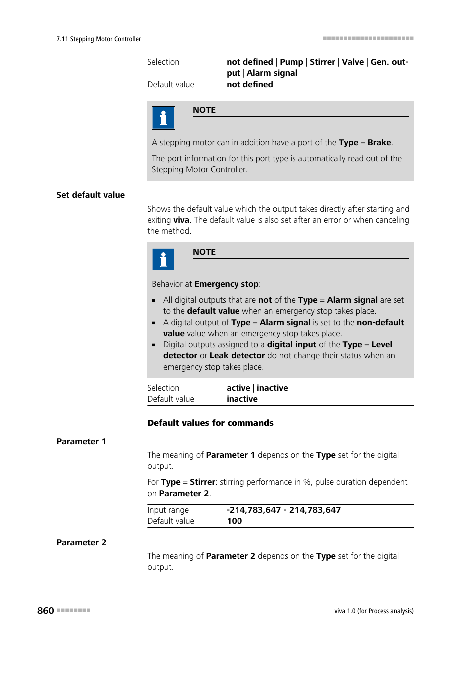 Metrohm viva 1.0 (process analysis) User Manual | Page 872 / 990
