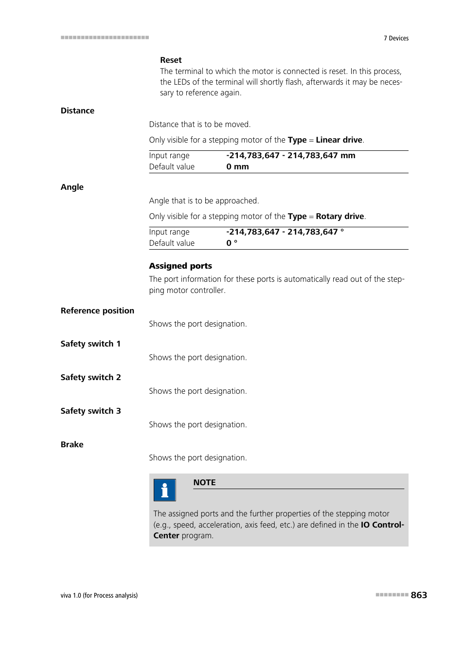 Metrohm viva 1.0 (process analysis) User Manual | Page 875 / 990
