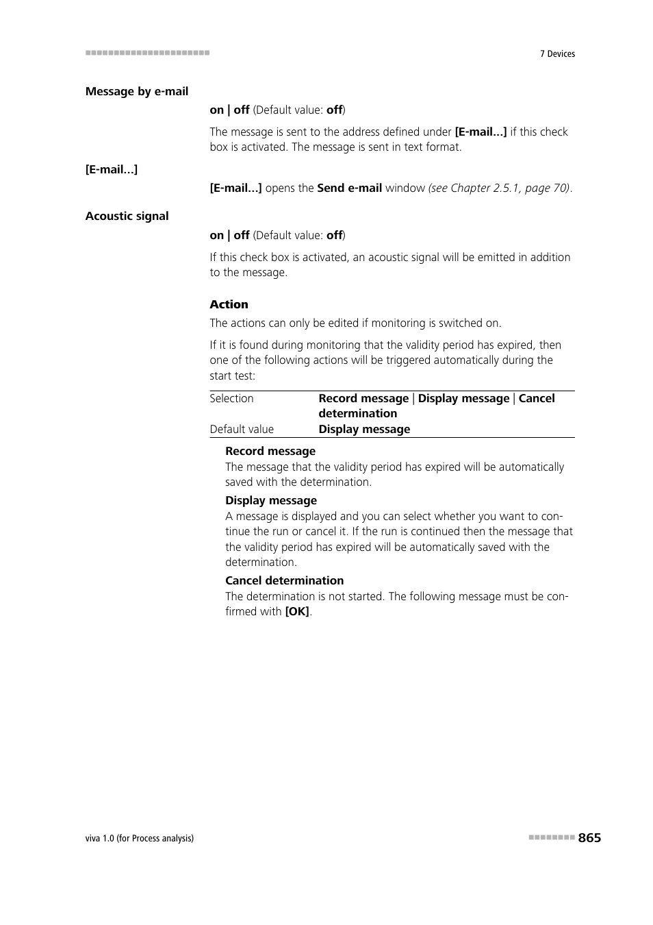 Metrohm viva 1.0 (process analysis) User Manual | Page 877 / 990