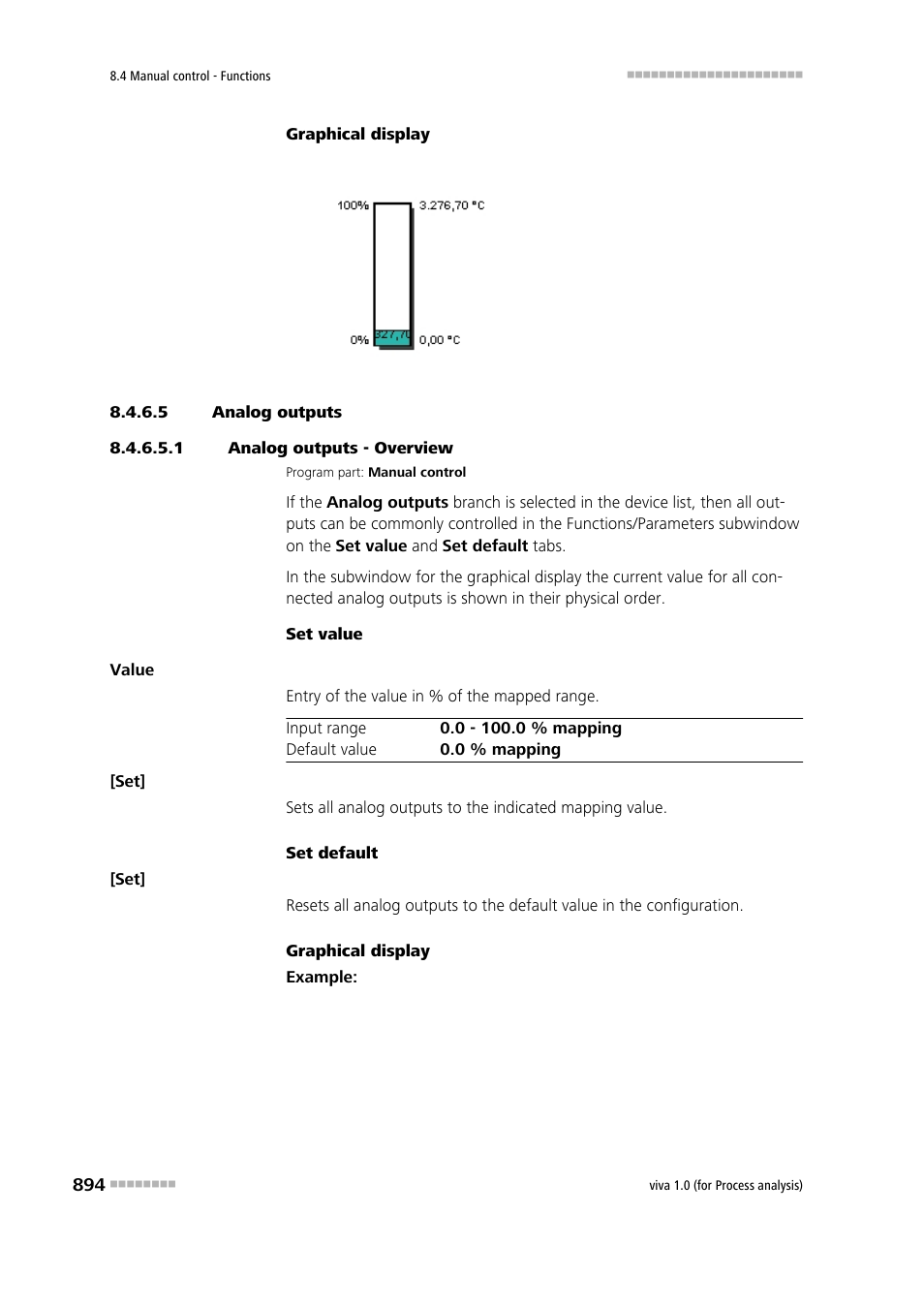 5 analog outputs, 1 analog outputs - overview | Metrohm viva 1.0 (process analysis) User Manual | Page 906 / 990