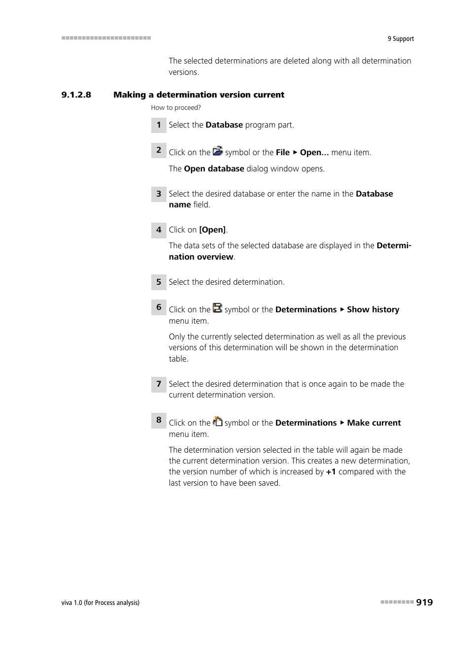 8 making a determination version current | Metrohm viva 1.0 (process analysis) User Manual | Page 931 / 990