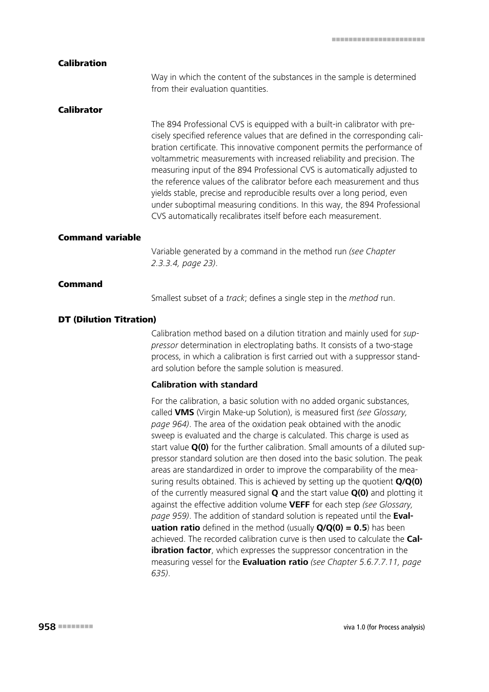Metrohm viva 1.0 (process analysis) User Manual | Page 970 / 990