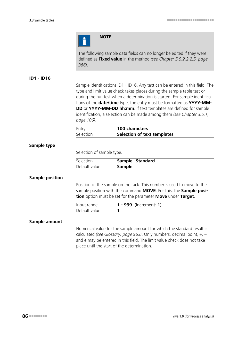 Metrohm viva 1.0 (process analysis) User Manual | Page 98 / 990