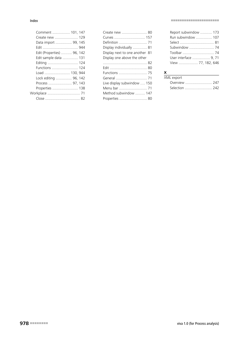 Metrohm viva 1.0 (process analysis) User Manual | Page 990 / 990