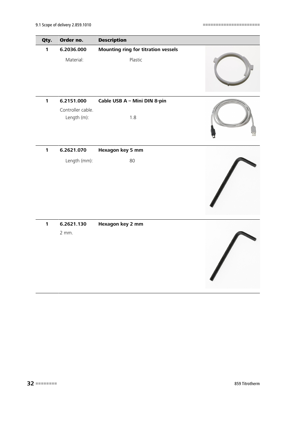 Metrohm 859 Titrotherm User Manual | Page 40 / 45