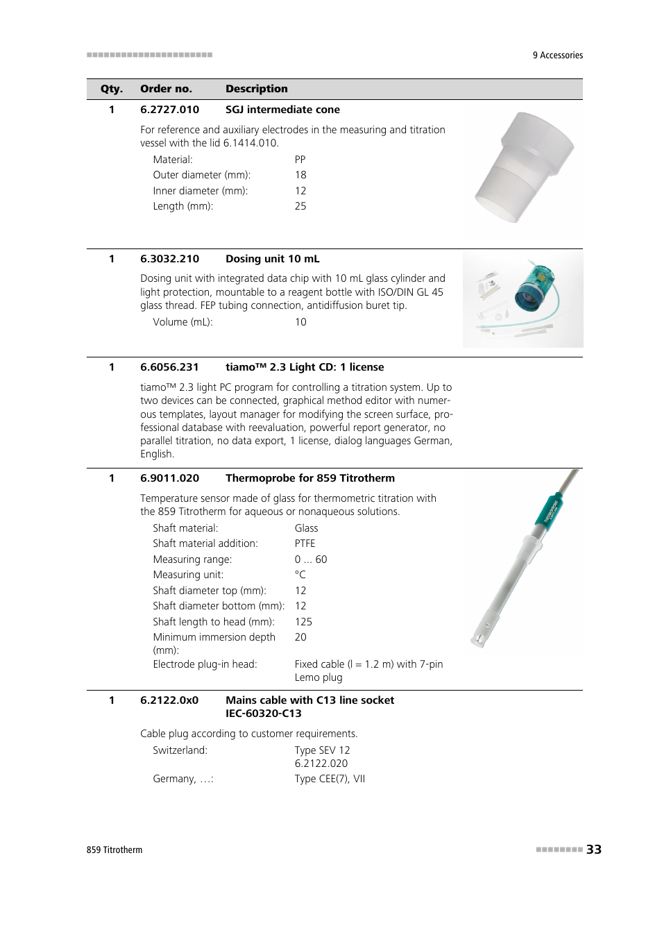 Metrohm 859 Titrotherm User Manual | Page 41 / 45