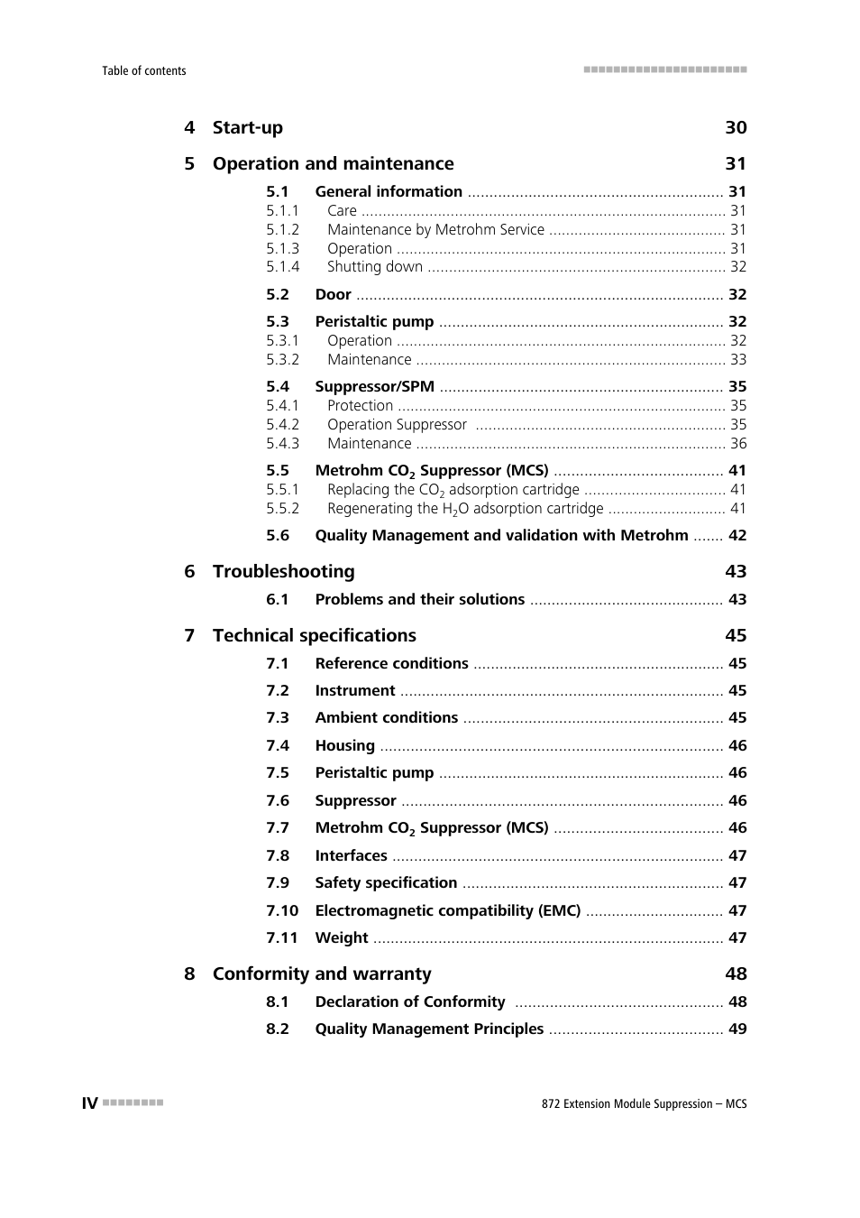 Metrohm 872 Extension Module Suppression – MCS User Manual | Page 6 / 64