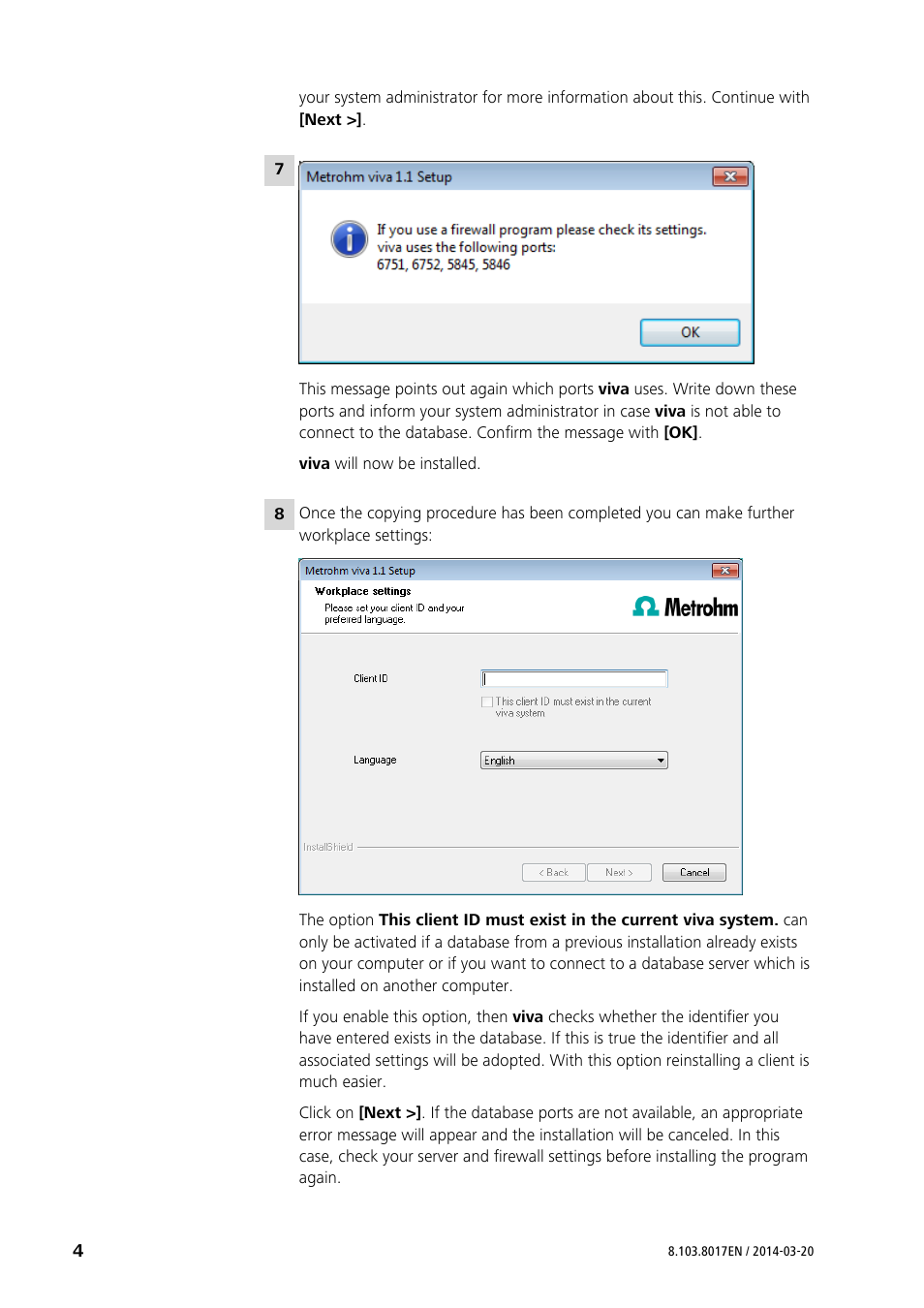 Metrohm viva 1.x User Manual | Page 4 / 16