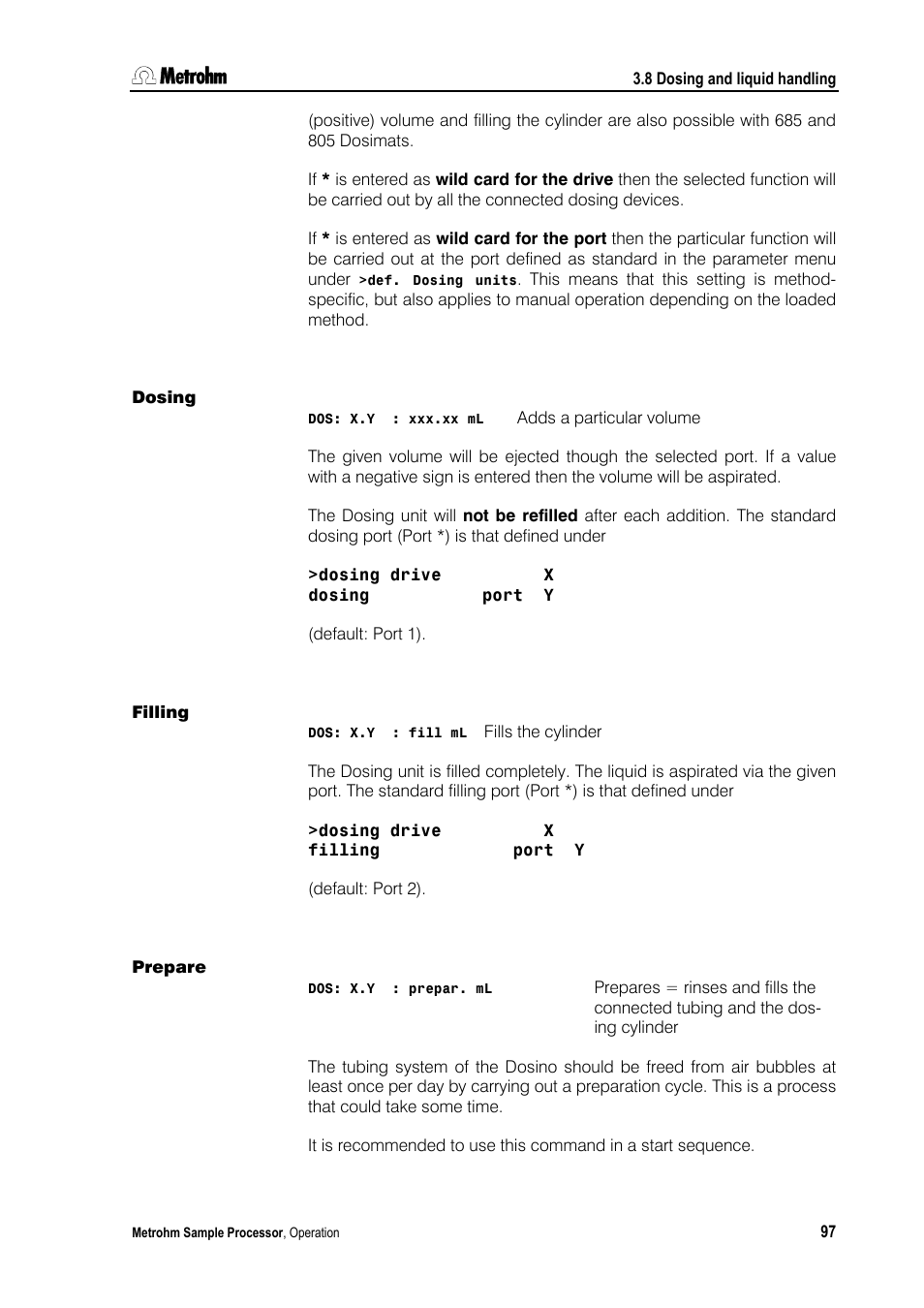 Metrohm 789 Robotic Sample Processor XL User Manual | Page 105 / 177