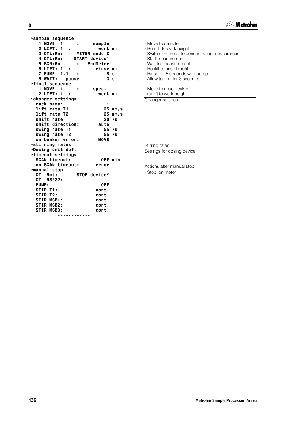 Metrohm 789 Robotic Sample Processor XL User Manual | Page 144 / 177