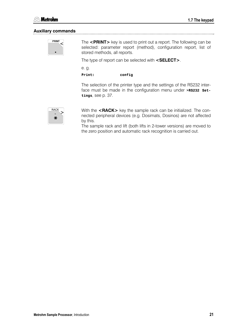 Metrohm 789 Robotic Sample Processor XL User Manual | Page 29 / 177