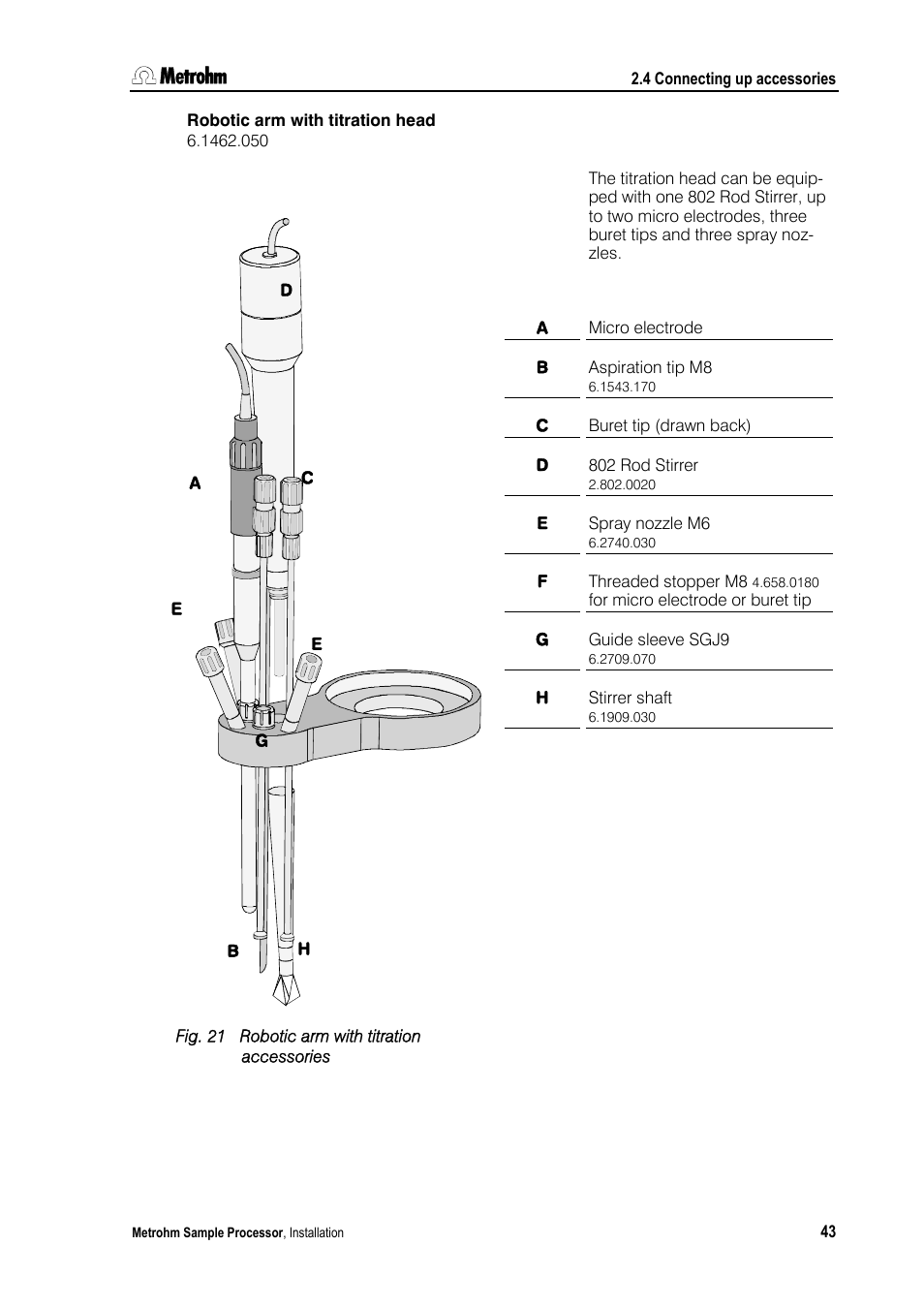 Metrohm 789 Robotic Sample Processor XL User Manual | Page 51 / 177