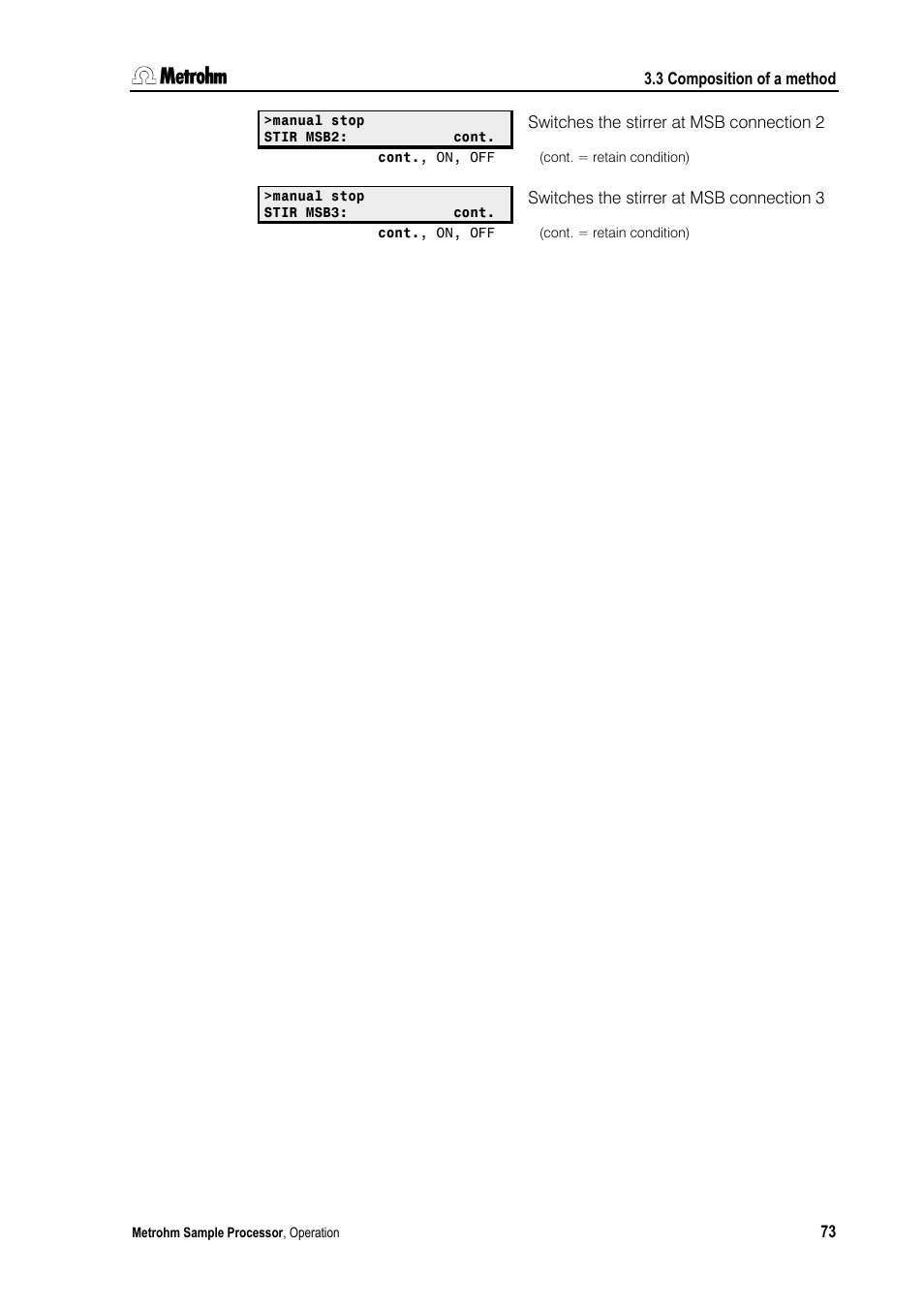 Metrohm 789 Robotic Sample Processor XL User Manual | Page 81 / 177