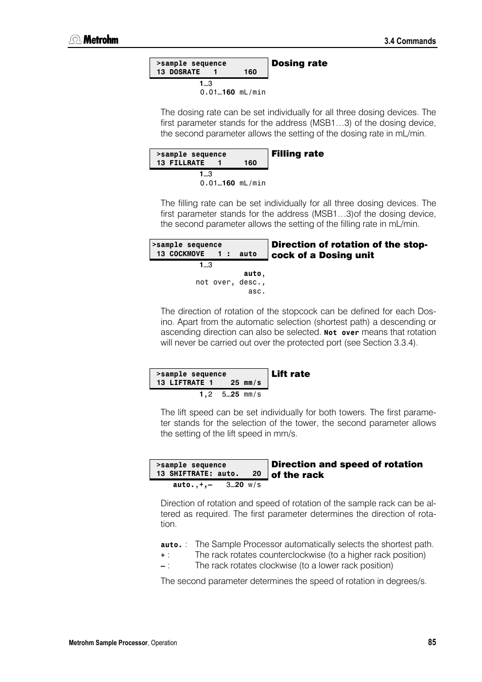 Metrohm 789 Robotic Sample Processor XL User Manual | Page 93 / 177